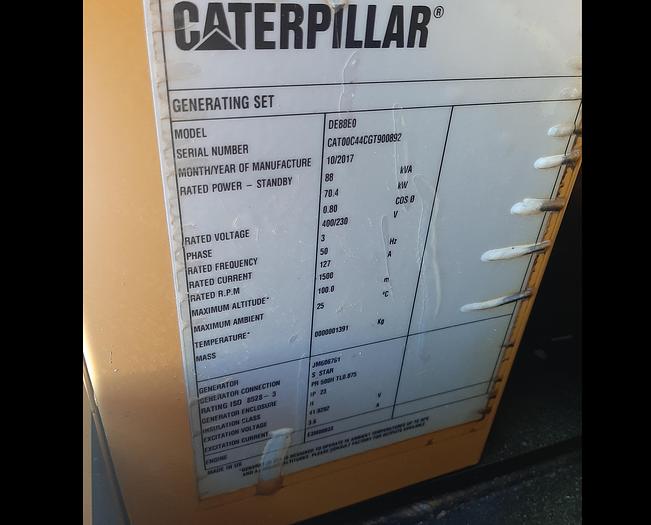 Used 88KVA CAT GENERATOR