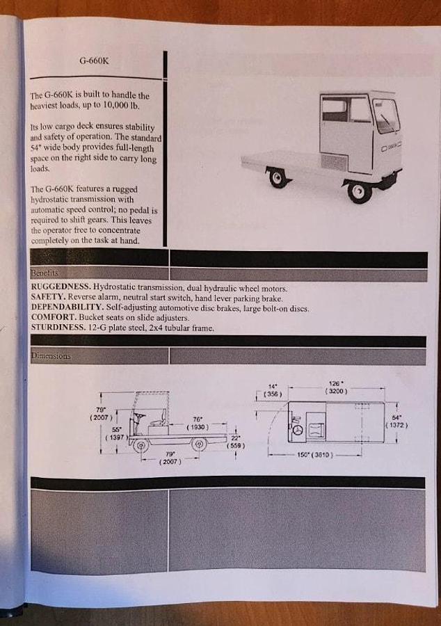 Used Motrec Burden Carrier
