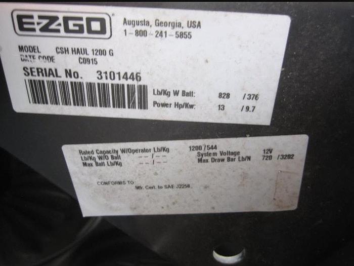 Used 2015 EZ-GO Cushman Hauler 1200