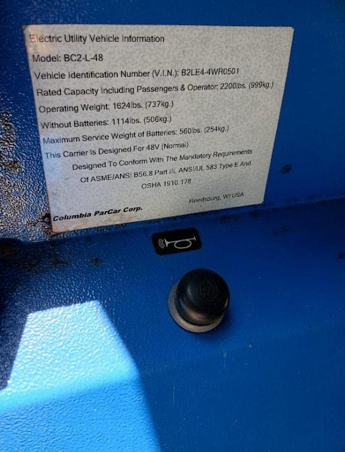 Used 2018 Columbia Payloader