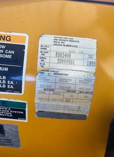 Used 1999 Cushman Tug