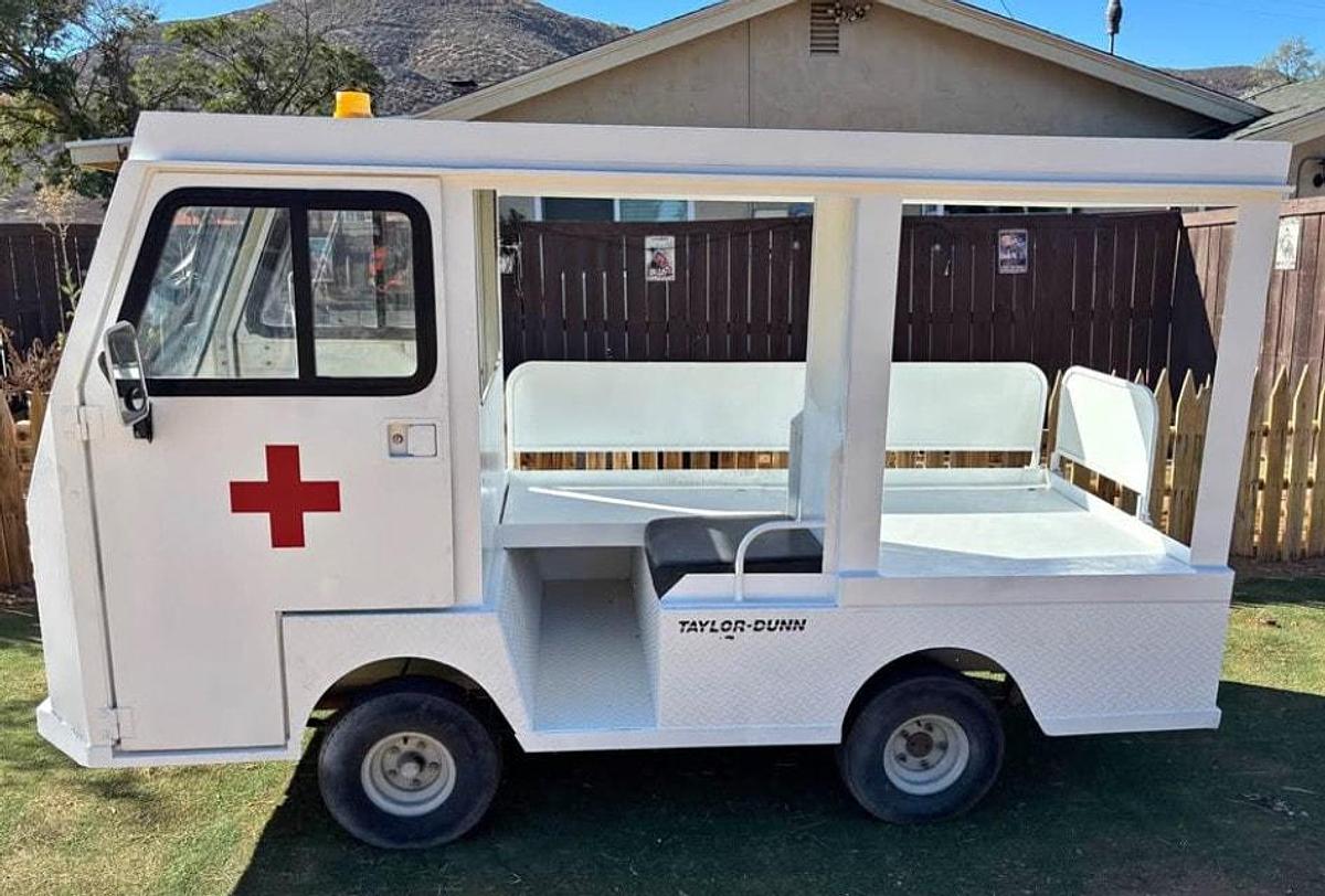 Used 2001 Taylor Dunn B-210 Ambulance Burden Carrier