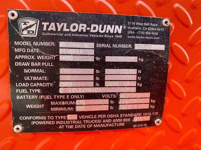Used 2013 Taylor Dunn