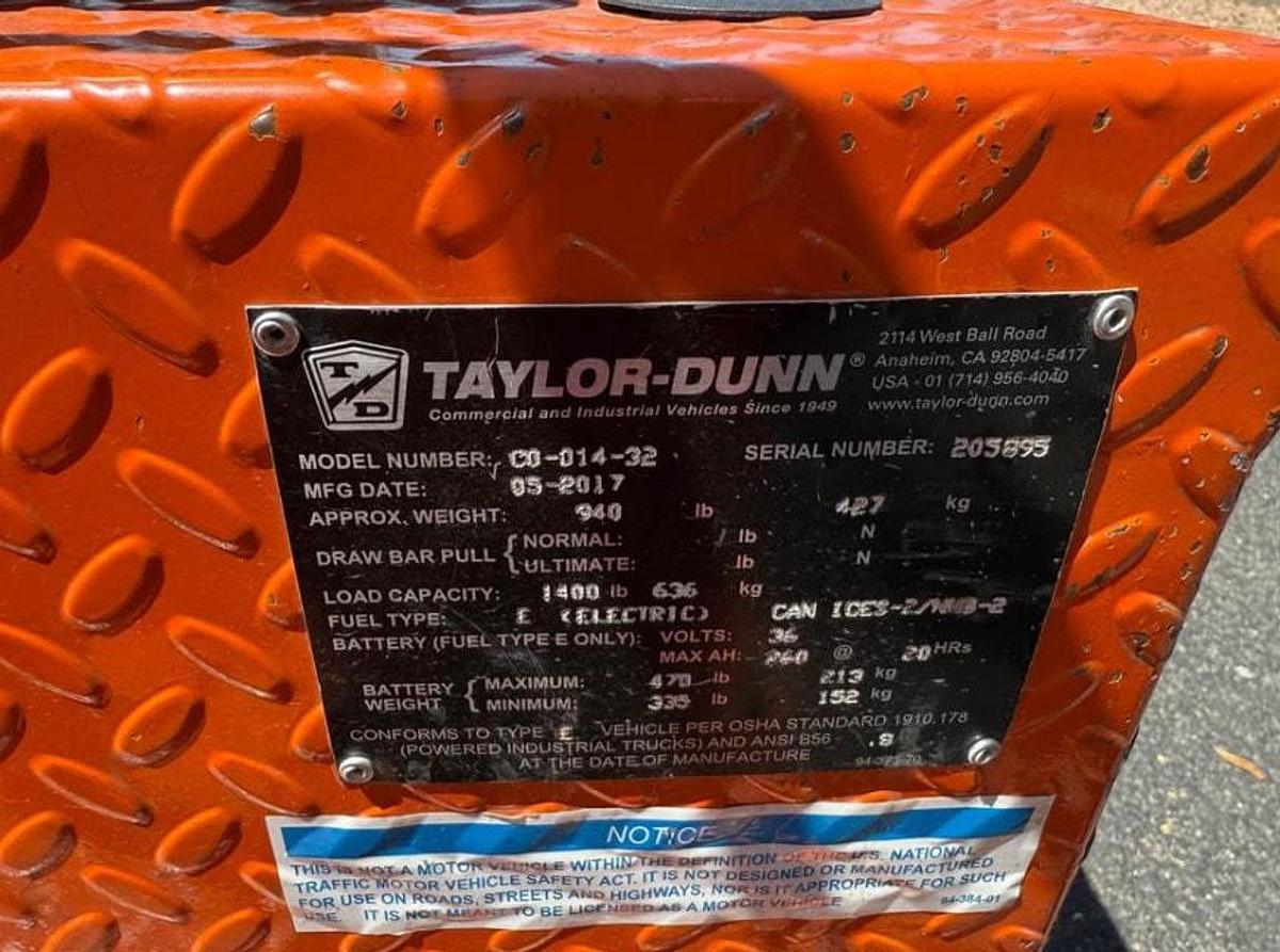 Used 2017 Taylor Dunn C432