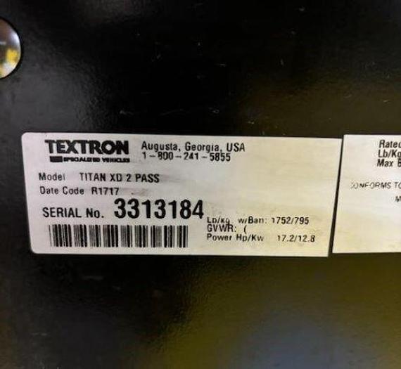 Used 2017 Cushman Titan XD