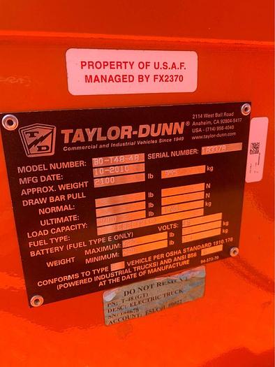 Used 2010 Taylor Dunn B0-T48-48