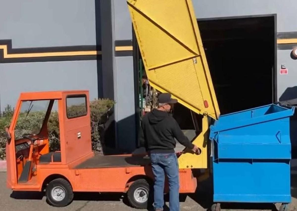 Used Taylor Dunn Burden Carrier with Hydraulic Dump