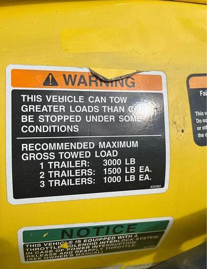 Used Cushman Tugs - 2 Available