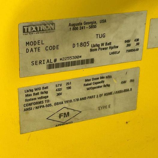 Used Cushman Tug