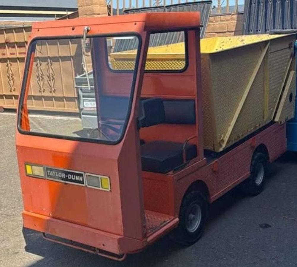 Used Taylor Dunn Burden Carrier with Hydraulic Dump