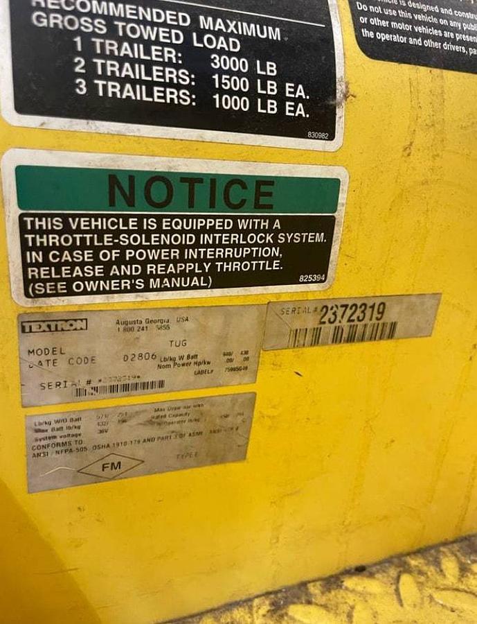 Used Cushman Tug - 3 Available