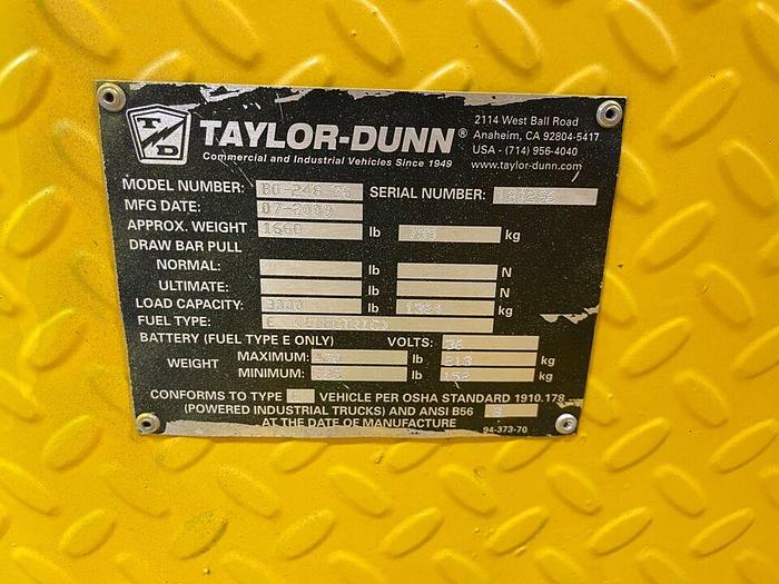 Used 2010 Taylor Dunn B-248