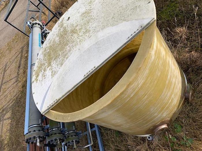 Used 3500 liters glasfibertank