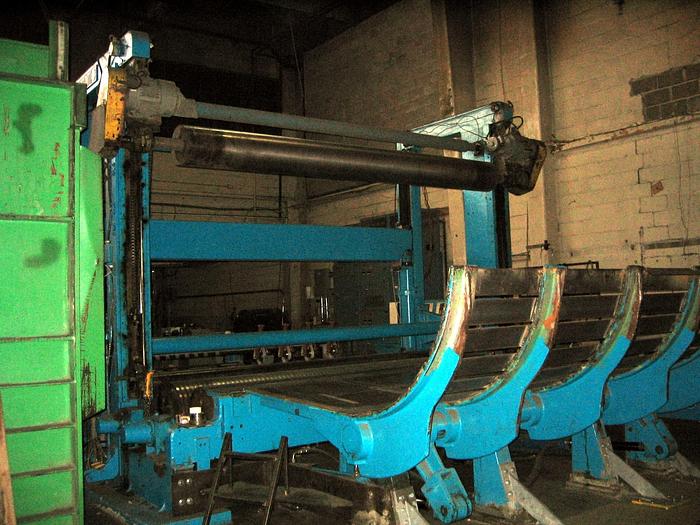 Used 150" (3.81M) BELOIT SLITTER REWINDER 80" UNWIND AND REWIND DIAMETERS