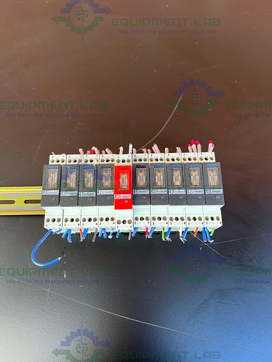 Used Lot of 9 - Crouzet Gordos GMS-OAC 84130105 Solid State Relay w/ GMS-ODC 84130104