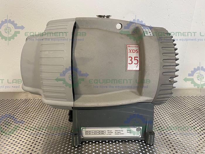Used Edwards XDS35i Dry Scroll Vacuum Pump 100-120/200-230V 21 CFM