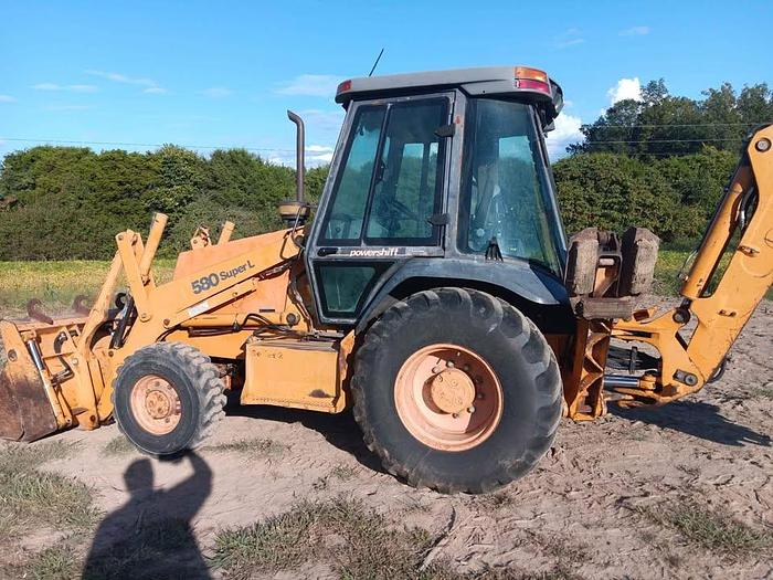 Used Case 580 Super l 4x4 extendahoe 4 in1 bucket