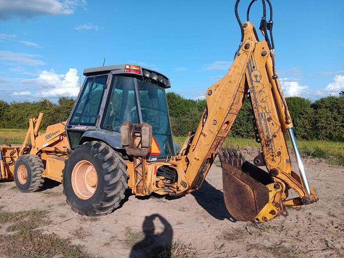 Used Case 580 Super l 4x4 extendahoe 4 in1 bucket