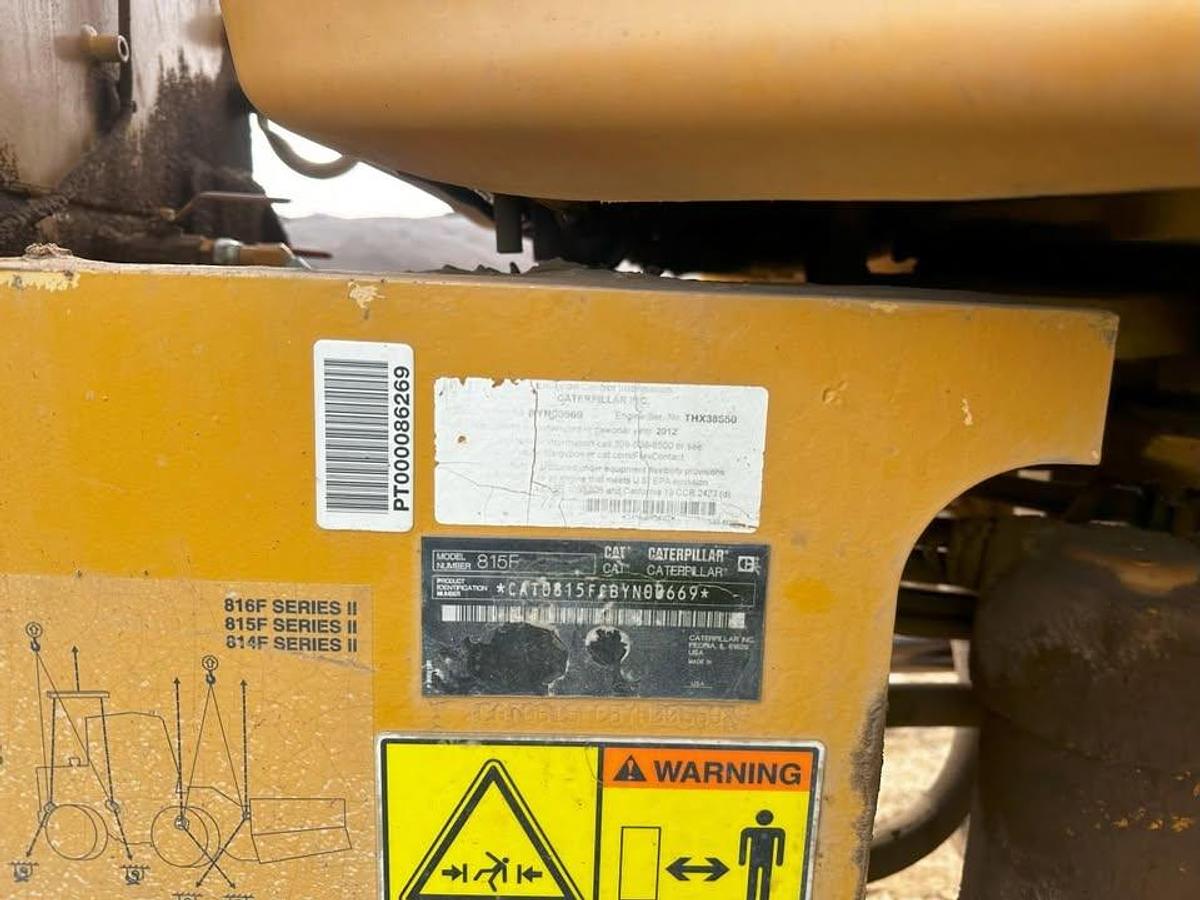 Used 2012 Caterpillar 815f2