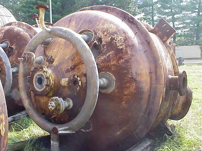 Used 1500 GALLON HITACHI STAINLESS STEEL ESTERIFICATION/POLYMERIZATION REACTORS (7 AVAILABLE)