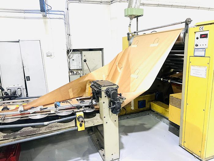 Used (visible in production) 2002 CURIONI SUN MASTER 540 - Paper bag making machine with twisted handles unit