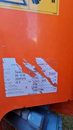 Usato Rullo compattatore 2012 HAMM HD 10 VV