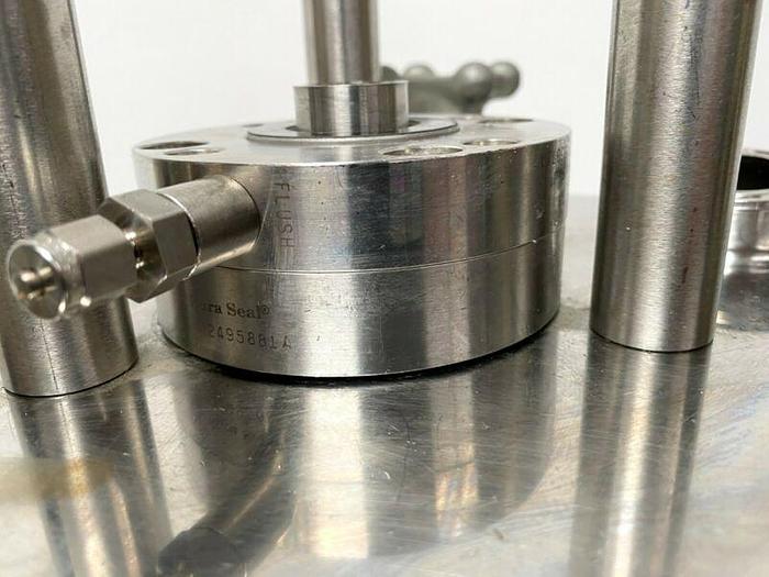 Used Bulling 80 Liter Stainless Steel Dimple Jacketed Tank 60 PSI / FV & Bottom Drain