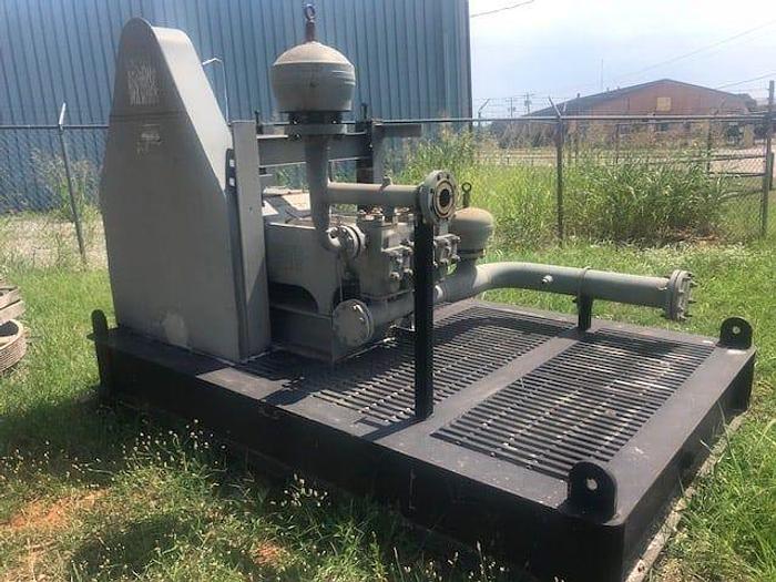 Used Rebuilt TEE Gardner Denver Triplex Off Shore Class 1 Div 2 Well Service Pump Package powered by 100 HP Electric Motor