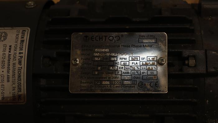 Used Gorman-Rupp 81 1/2D3-E.50 3P Self-Priming Centrifugal Pump #44472