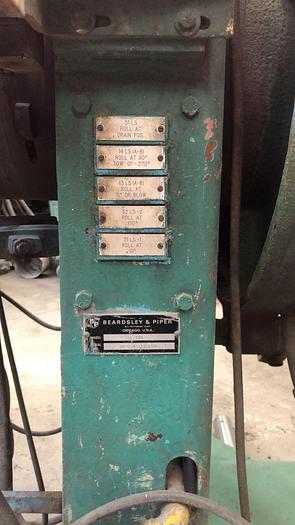 Used BEARDSLEY & PIPER SF-10A SHELL CORE MACHINE
