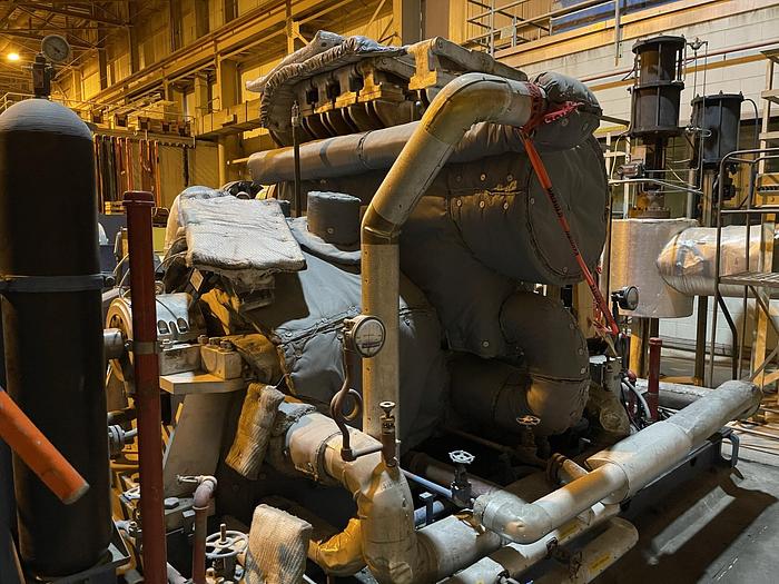 Used 10 MW TURBINE GENERATOR EM ELECTRIC MACHINERY BRUSHLESS SYNCHRONOUS GENERATOR REBUILT 2018