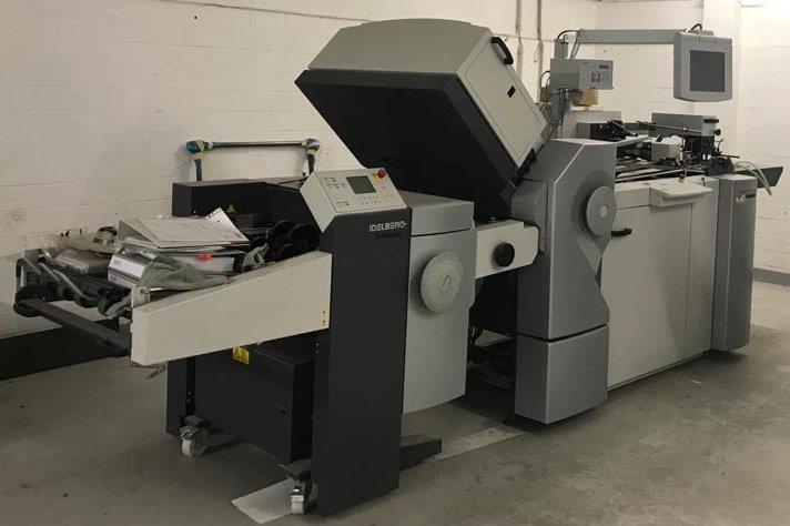 Used automatically adjustable six pocket folding machine Heidelberg Stahl TH 566FFH Auto
