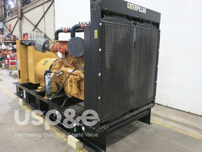 Used 0.60 MW Used 2007 Caterpillar C18 Diesel Generator Set