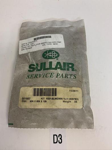 New Repair Kit for Sullair Oil 1667 Fast Shipping!
