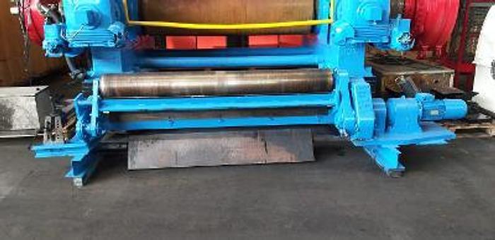 Used Iddon (UK) 2100mm x 660mm dia two roll mill