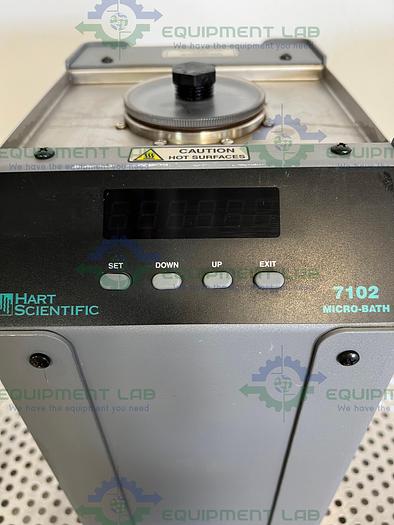 Used Hart Scientific 7102 Micro Bath Thermometer Calibrator -5° to 125°C, 750 mL