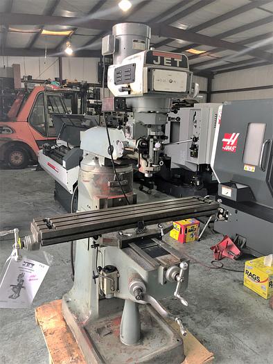 Used 1994 Jet JTM 4VS Variable Speed Manual Knee Mill (Bridgeport Type)