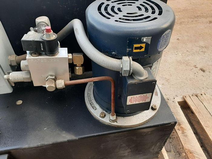 Used Motor, 5 HP, Hydraulic Powerpack, 15 Gallon Reservoir #744345