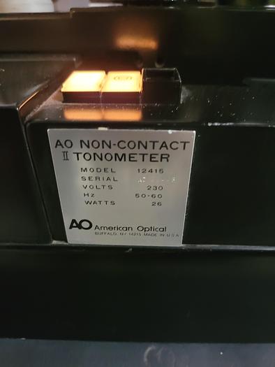 Used AMERICAN OPTICAL  12415 Non-contact Tonometer