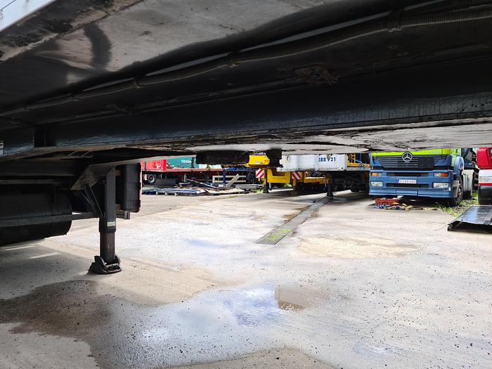 Used 2003 HFR 2 AXLE/ CITY/ FRIDGE TRAILER/ OPEN SIDE/ LOADING LIFT STEERING AXLE FRIDGE UNIT