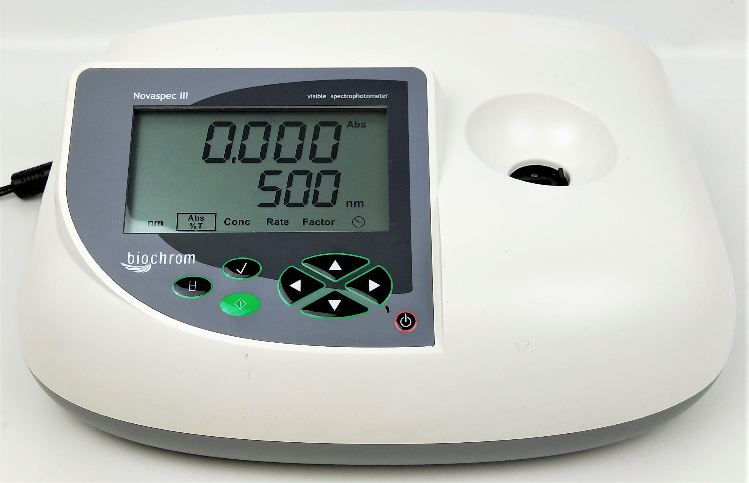 Used Biochrom Novaspec III Visible Spectrophotometer - 330 to 830nm