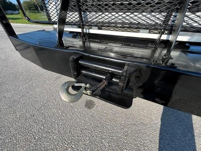 Used Hi-Ranger XT60 65ft Bucket Boom on 2013 Freightliner M2-106 4x4 Reg Cab Flatbed Truck – CZ6615