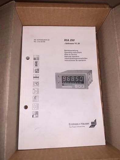Endress + Hauser RIA250-A11R11 Process Indicator D