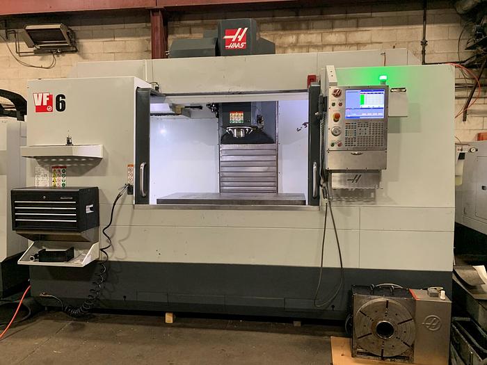 Used 64"X, 32"Y, 30"Z, HAAS, VF-6/40, 2017, CNC VERTICAL MACHINING CENTER
