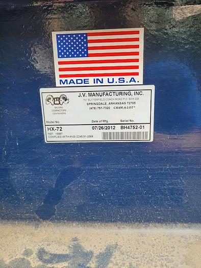 Used 2012 JV Cramalot Horizontal Baler