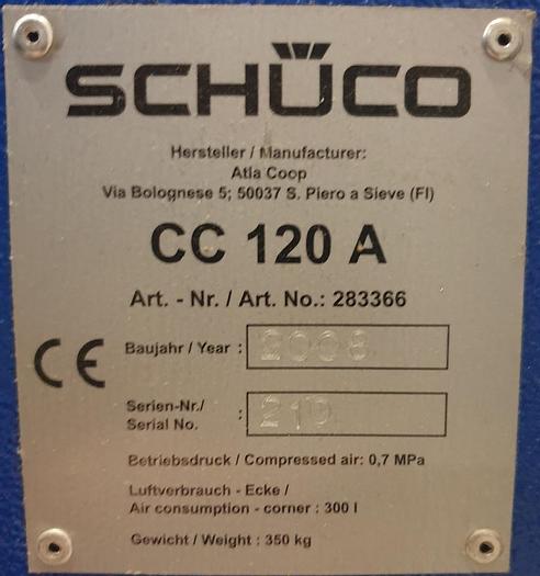 Gebraucht Eckverbindungspresse Schüco CC 120 A