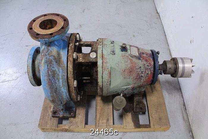 Used Goulds 3175 Goulds 3175, 4X6X14, 2 Vane Impeller, 11 3/4" Diameter Impeller, Stainless Steel Impeller, Ductile Iron Casing, Ductile Iron Stuffing Box, Ductile Iron Suction Side Plate, Packing #24465