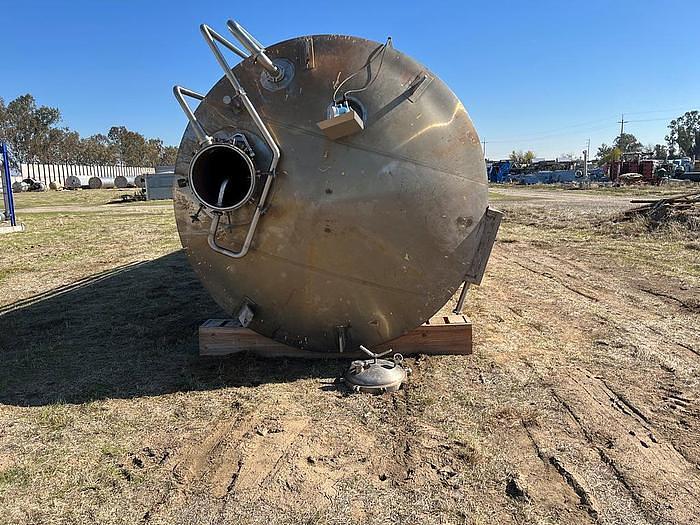 Used 10,000 GALLON CHERRY BURRELL VACUUM RATED TANK - S/S - JACKETED