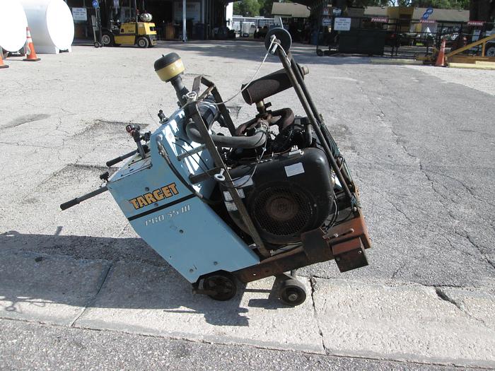 Used Target Pro 35 III Concrete Saw With Single Axle Trailer