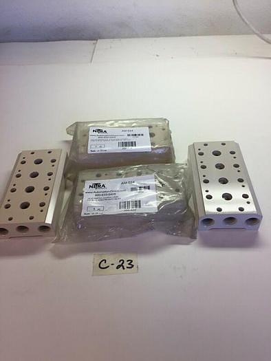 Nitra AM-524 Valve Manifold,4 Station,5 Port For AVS-52 Series Pneumatic Valves